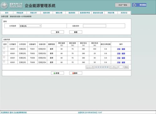 企業能源管理系統Axure RP原型設計與構建